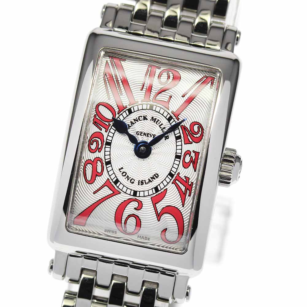 良品【FRANCK MULLER】フランクミュラー ロングアイランド プティ 802QZ クォーツ レディース【中古】