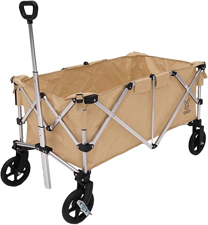 アルミキャリーワゴン 【女性でもらくらく運べる】キャンプ用品 引っ越し 荷物運び (グリーン) C2-534-KH / C2-534-TN 13,919円