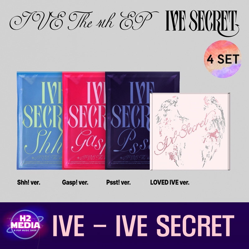 [4種 SET] IVE - (4rd Mini Album) IVE SECRET