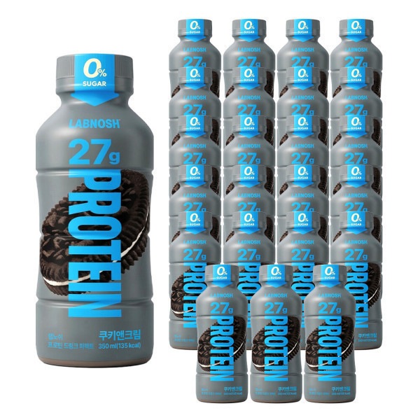 ラップノッシュ プロテインドリンク パーフェクト クッキー＆クリーム 350ml（24本入り）(贈呈品なくなり次第贈呈終了)