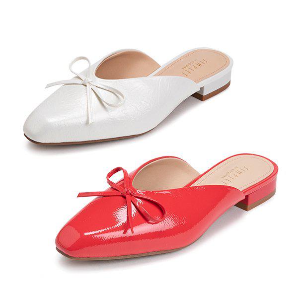 [シークレット特価] 女性ローラリボンスティレットミュール(2cm) ESHP687_688