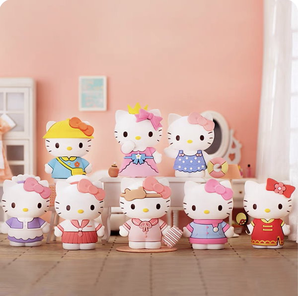 Qoo10] ハローキティ ドレスアップフィギュア女の