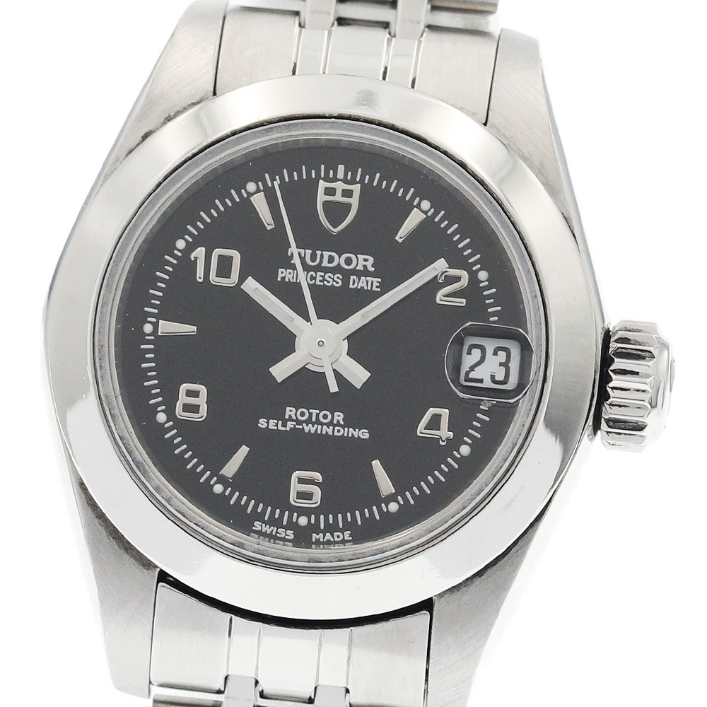 チュードル TUDOR 92500 プリンセスデイト 自動巻き レディース 保証書付き_940379【中古】