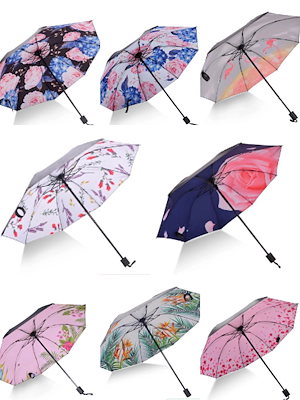 【20点セット】メガ割日傘け傘晴傘両用小清新折り畳み日傘女日焼け止め紫外線防止日傘