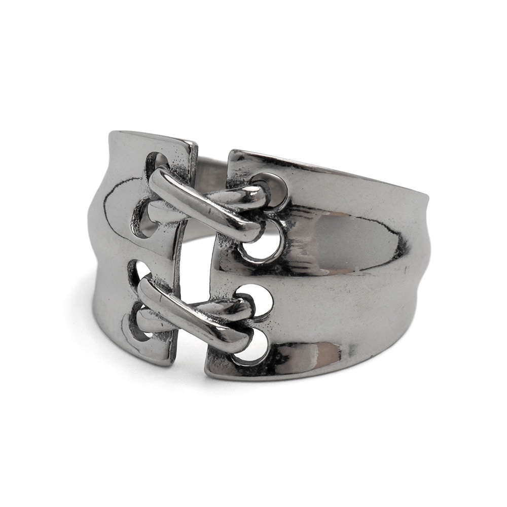シルバー925 コルセットリング [cr634]