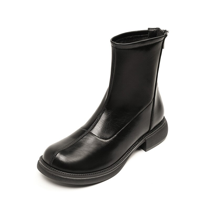 ストレッチスリムブーツ秋冬トップブーツスリムショートブーツレディースマーチンブーツレディースラージサイズ婦人靴