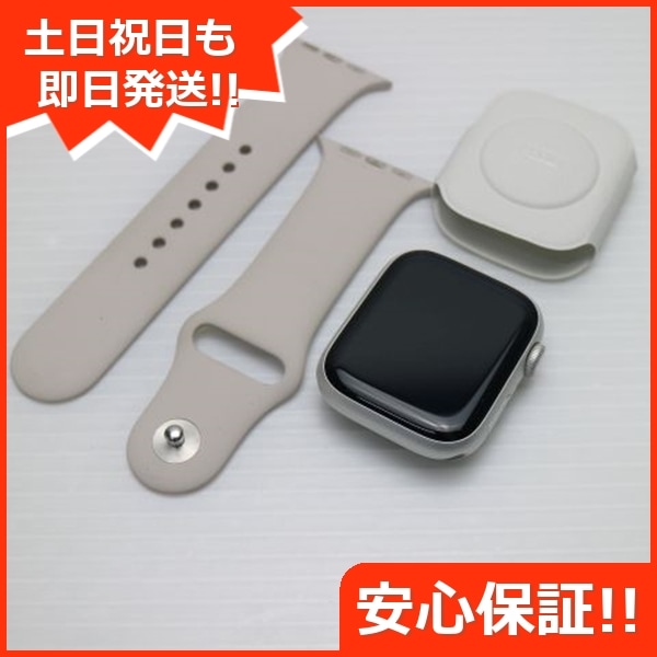 超美品 Apple Watch Series 9 GPS+Cellular 45mm シルバー Watch Apple 即日発送 土日祝発送OK 108