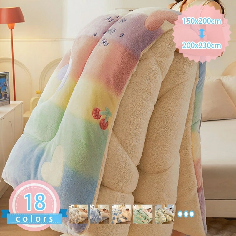 掛け布団 シングル 厚手 冬用 掛けふとん ダブル 中綿入り 掛け布団 2枚合わせ 防寒対策 吸湿 蓄熱 保温 洗える 寝具 掛けふとん 静電気防止 丸洗い 心地が良い 掛け布団 DJIJH