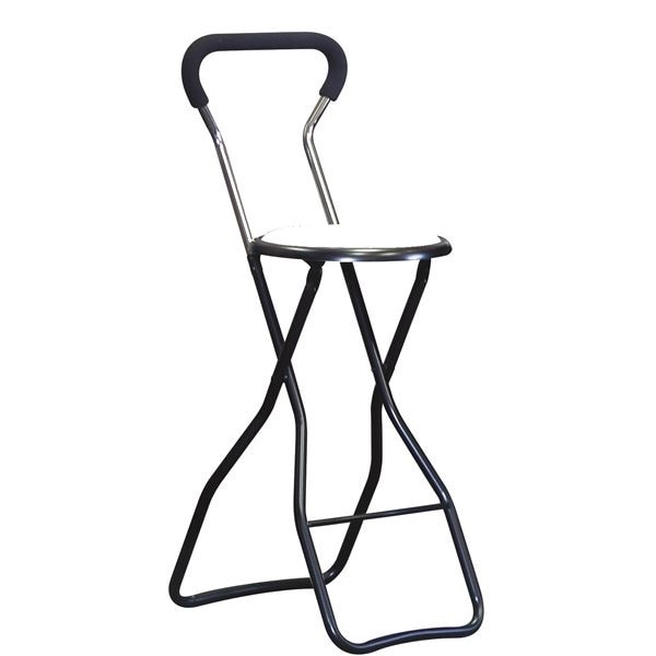 折りたたみ椅子 4脚セット ホワイトブラック 幅35cm 日本製 スチールパイプ ソニックチェア ハイ