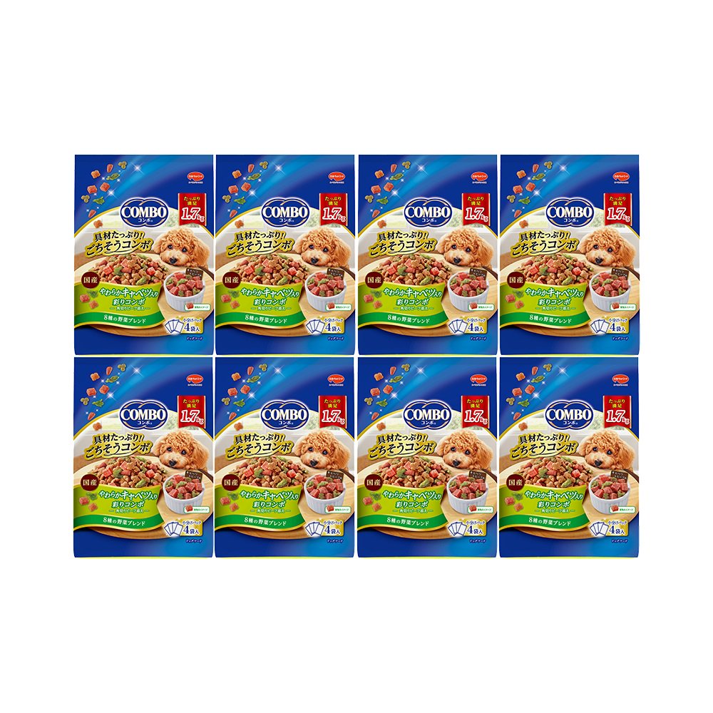 ドッグフード　コンボ　ドッグ　やわらかキャベツ入り　１．７ｋｇ（４２５ｇX４袋）X８個　ＣＲＣ45―05―35―35―00