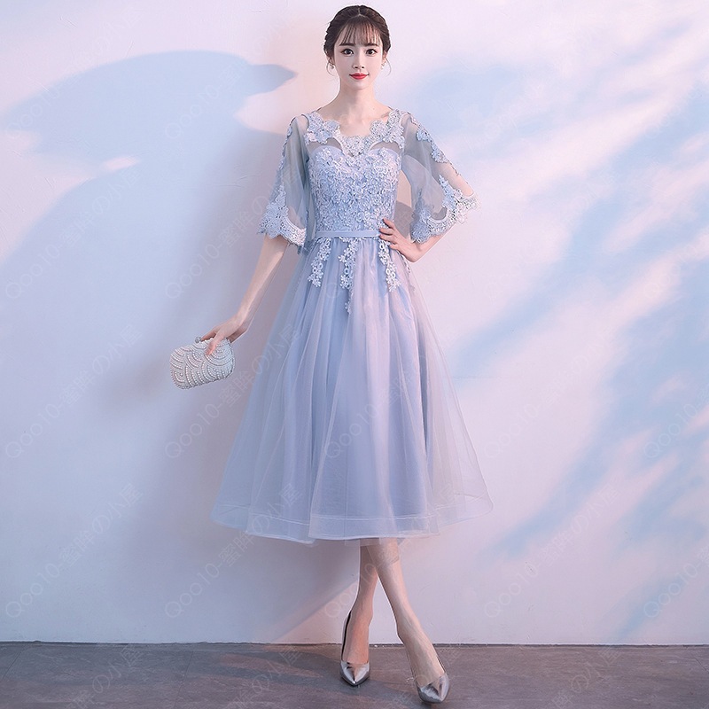 カラードレス ミニ 安い 半袖 結婚式 10代 20代 30代 披露宴 パーティードレス 演奏会 カクテルドレス 二次会 花嫁ドレス 発表会 成人式 お呼ばれ 大きいサイズ-98