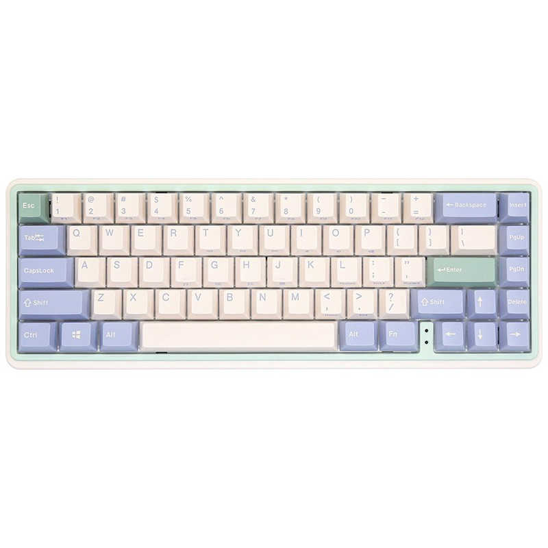 Varmilo Minilo Eucalyptus 有線 67 ANSI Keyboard Gateron G Pro 2.0 Silver VMVXH67A046GR2SILVER