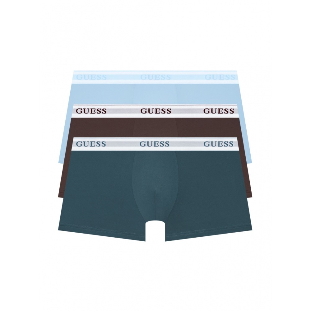 GUESS アンダーウェアフレックスアップタッチドローセット 3パック (DGR LBU BR)