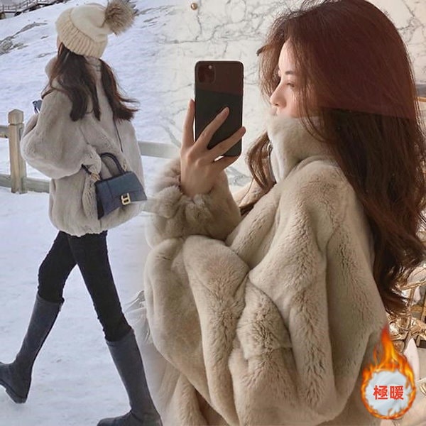 Qoo10] 2025冬新作 カワイイ ファージャケッ