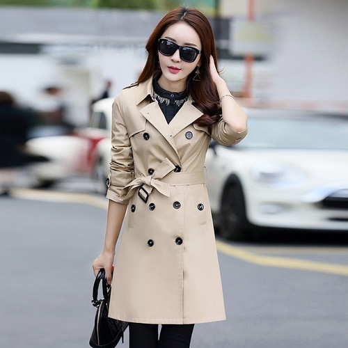 5206.きれいめトレンチコート（ベージュ）2019 春夏 sale 春夏 sale アウター ジャケット 美ライン おしゃれ きれいめ オフィス ビジネス お出かけ パーティー 女子会 普段使い 通