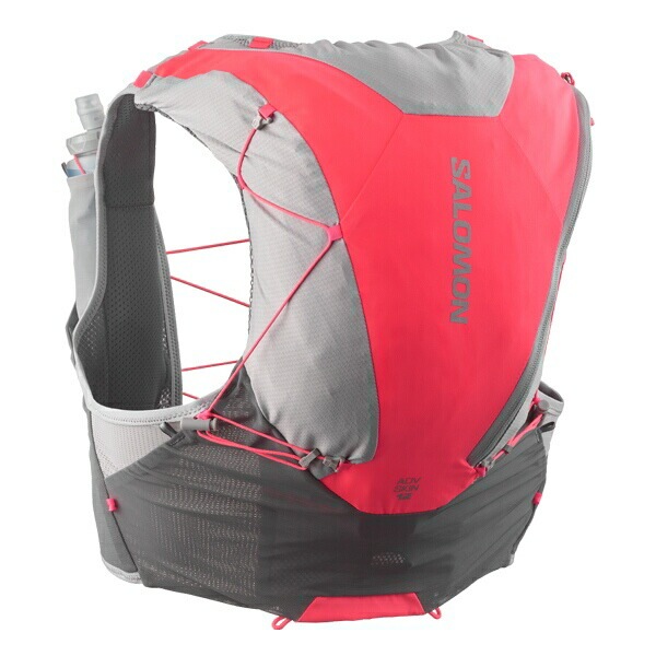 ADV SKIN 12 ユニセックス ランニングベスト L CASTELROCK/ALLOY/NEON FLAME #LC2464700