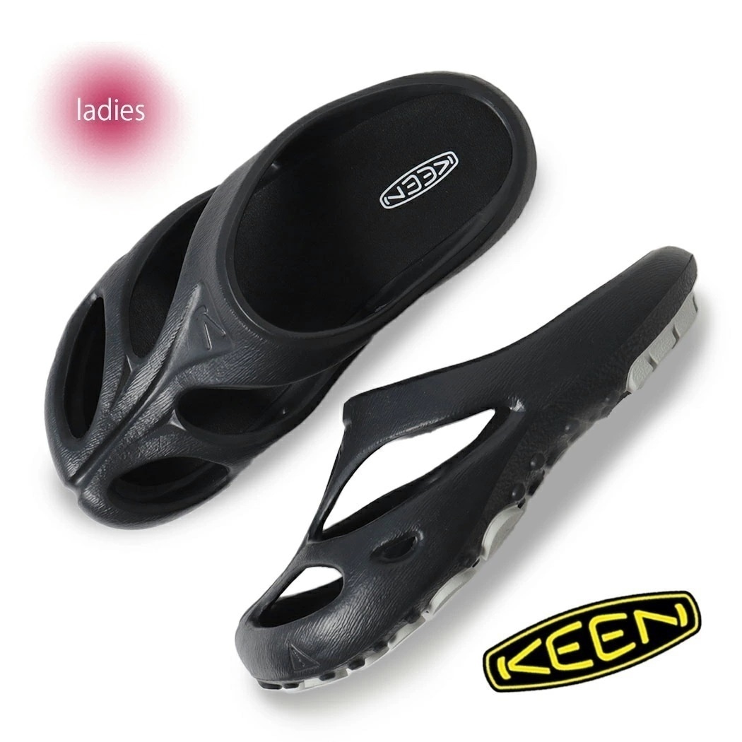 KEEN キーン ウィメンズ シャンティ サンダル クロッグ リカバリー WOMEN SHANTI BLACK/DAWN BLUE ( アウトドア 黒 ブラック レディース SANDAL 102626