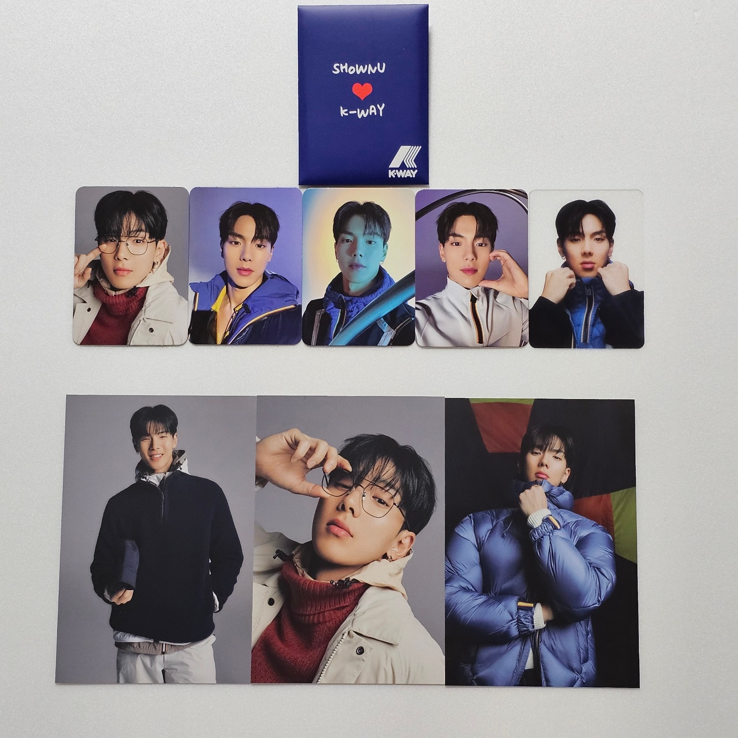 [ 公式 ] MONSTA X SHOWNU K-WAY SPECIAL PHOTOCARD FULL SET - 24 OCT