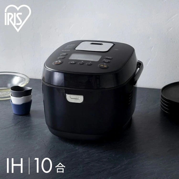 炊飯器1升 炊飯器 アイリスオーヤマ 炊飯器 ihジャー 炊飯器 10合 RC-IK10-B　メガ割