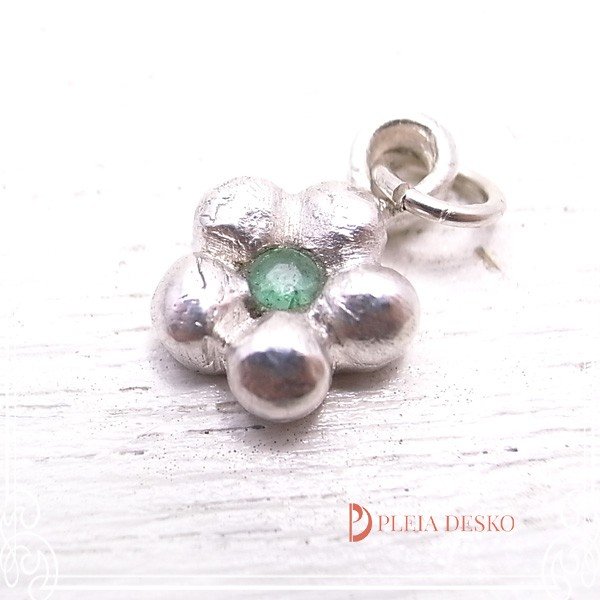 銀花エメラルド(ペンダント) シルバー1000/925 PLEIA DESKO [ プレア デスコー ] 5,378円