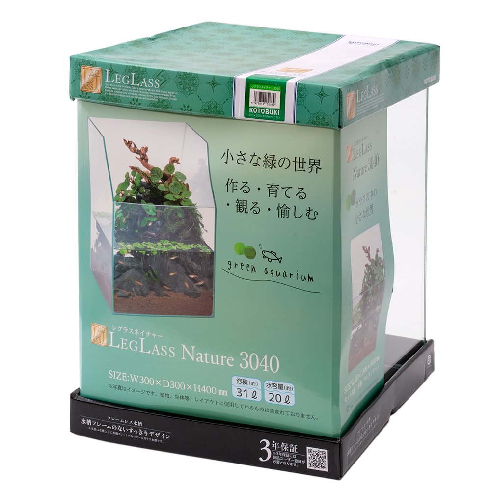 コトブキ工芸　レグラス　ネイチャー３０４０　小型水槽　ガラス水槽　お一人様２点限り　ＣＲＣ10―11―01―30―00
