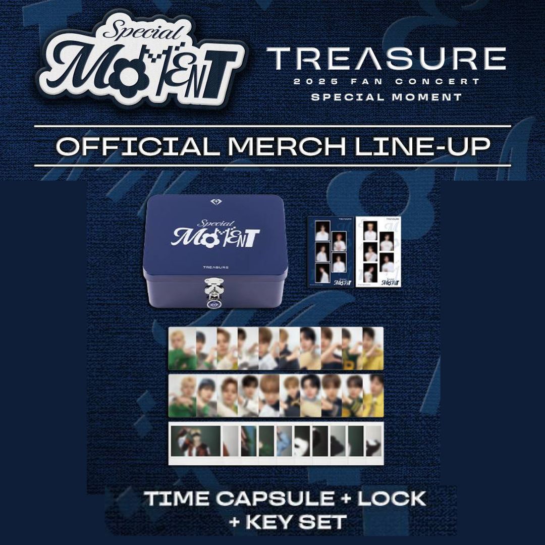 【公式】 [ TREASURE ] 2025 FAN CONCERT SPECIAL MOMENT IN SEOUL [ OFFICIAL MD ] [TIMECAPSULE LOCK KEYSET]