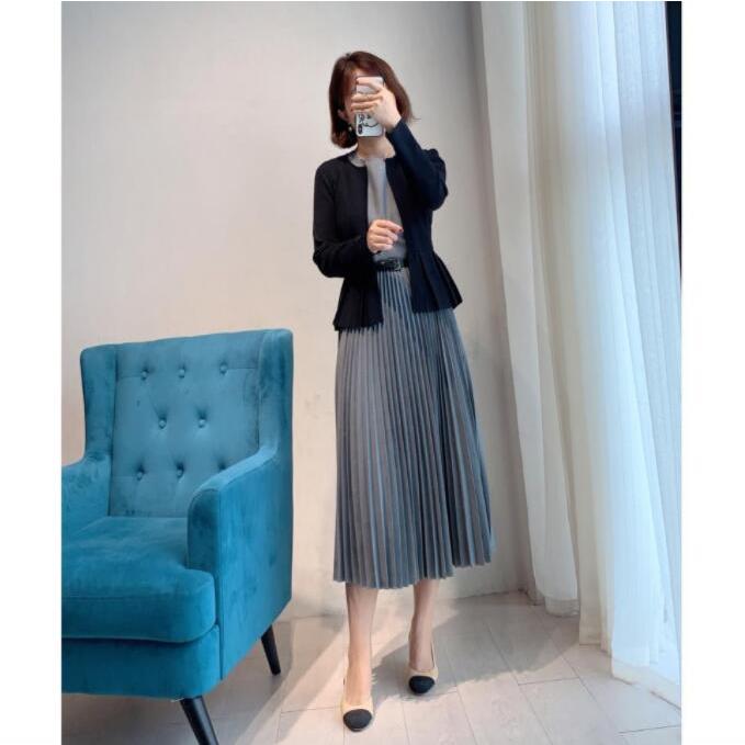 【全店任意2枚購入で100円OFF】卒業式 2点セット ワンピース プリーツワンピース レディース マキシワンピース 無地 ナチュラル服 エレガント 20代 30代 40代 50代 着痩せ 上品