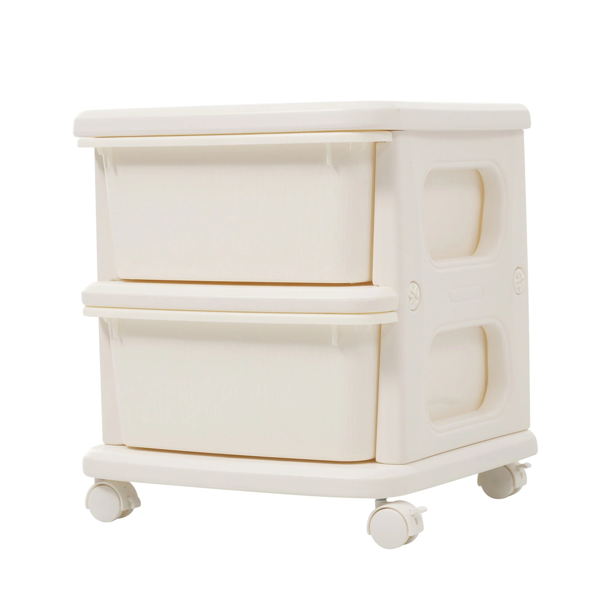 [今買いたいが特価]【ホワイト・2段】ナイトテーブルラック収納ワゴンサイドワゴン収納インテリアドレッサーストッカー