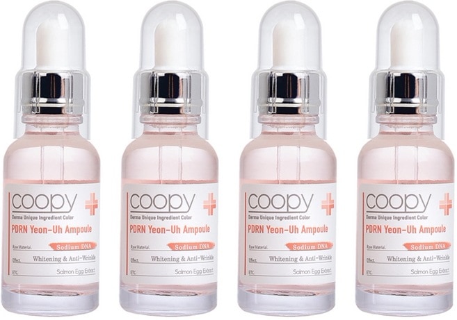 PDRN サーモン アンプル 30ml 4個セット 美容液 韓国コスメ デイリー使い しっとり ツヤ感 角質層までうるおい なめらか 大容量 セット