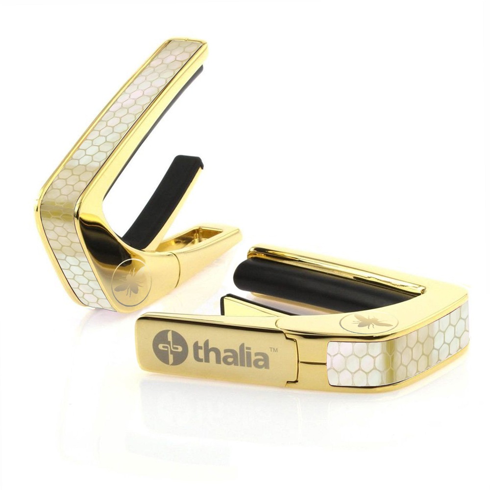 Thalia Capos ギターカポ 24Kゴールド TH-CG202-06 Vintage Pearl Save the Bees アメリカ製【並行輸入】