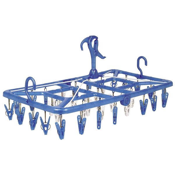 (20個セット) 洗濯物干し 洗濯ハンガー 約64×35×30cm ピンチ36個付 ベランダ用 目隠しハンガー アーチ 洗濯用品