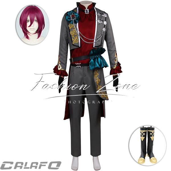 あんさんぶるスターズ！風 七種茨 コスプレ衣装 ウィッグ 靴 男/女サイズ コスチュームcosplay 演出服 ハロウィンイベント 変装 仮装