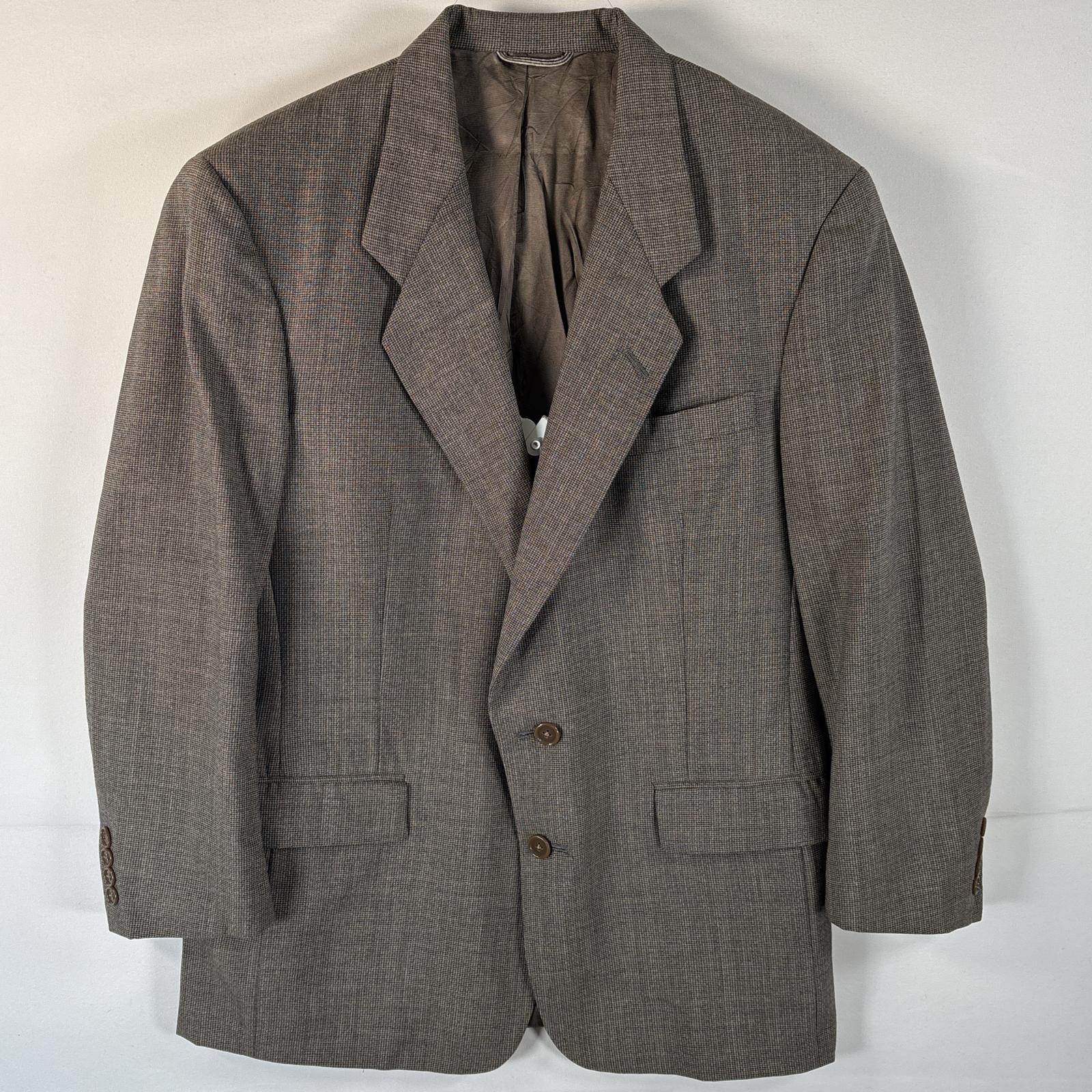 古着 80s/80年代 ヴィンテージ クリスチャンディオール Christian Dior テーラードジャケット ブレザー 千鳥柄 41S グレー系 メンズ