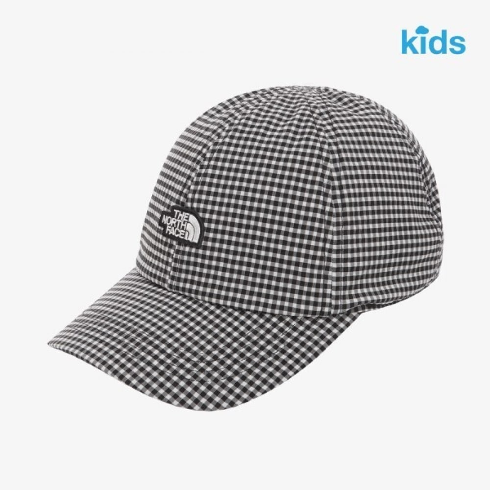 ノースフェイスキッズ エコライトキャップ ジェットブラック NE3CR04S