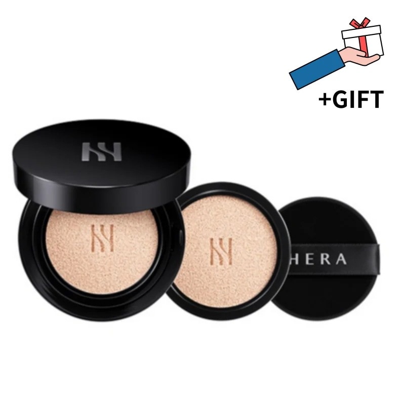 【正規品】[+FREE GIFT] [本品 +リフィル ]ブラッククッションファンデーション 15g 本品 +リフィル SPF34/PA++ HERA ヘラ 公式 クッションファンデ