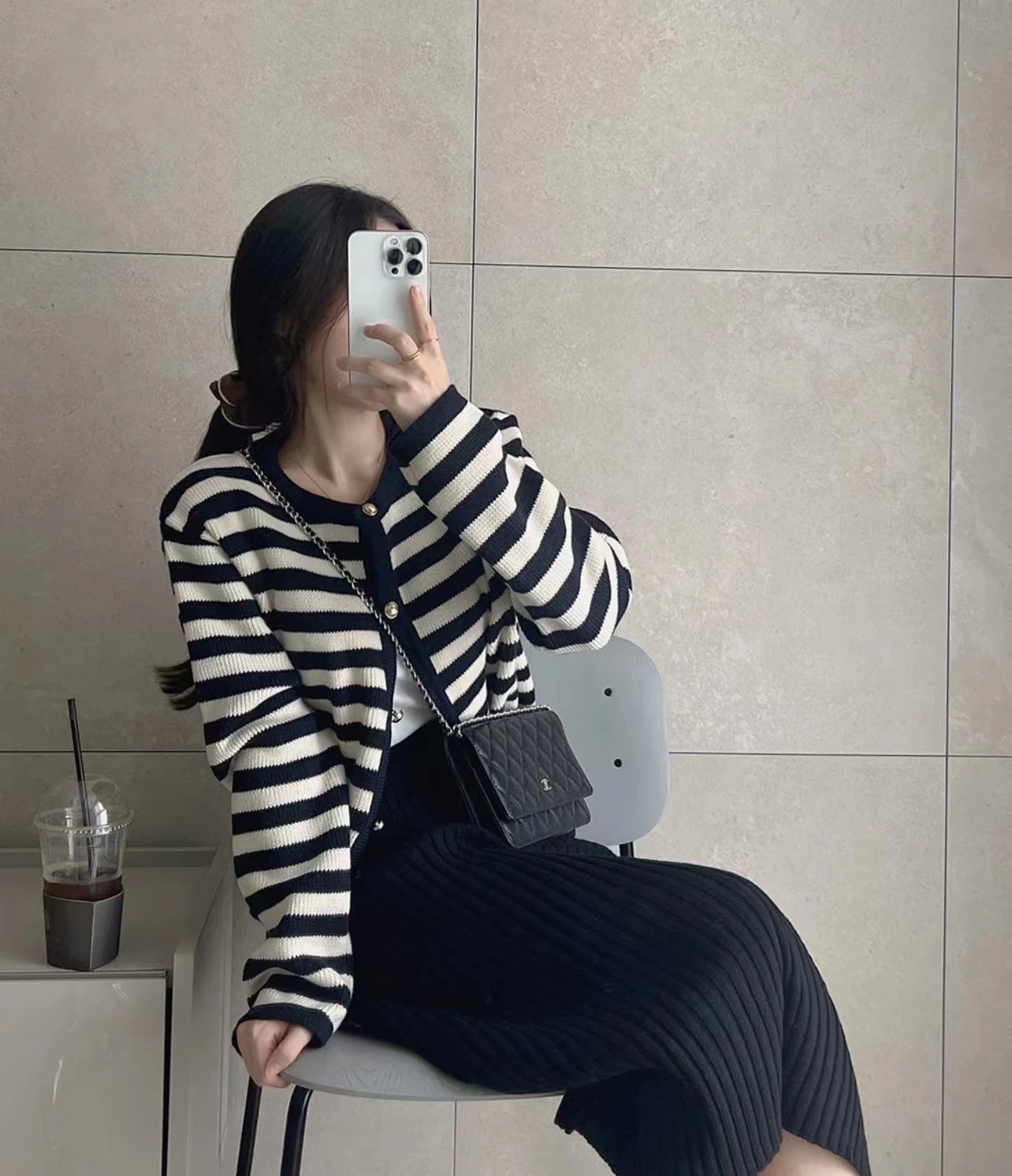 韓国ファッション レディース ニットカーディガン 可愛らしいニット カジュアルセーター