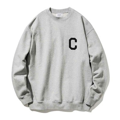 センターお C Logo Crewneck Covernat Crewneck メンズファッション メーカー Www Blaskogabyggd Is