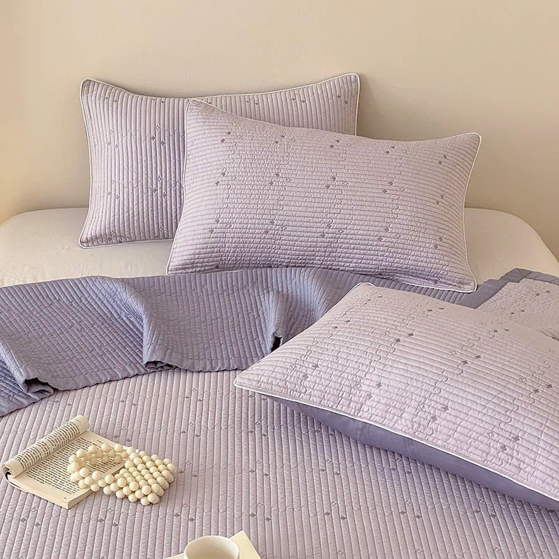 夏のA類両面天糸ベッドカバー畳綿オンドルシングルシーツ3点セット2025，新型の四季共通