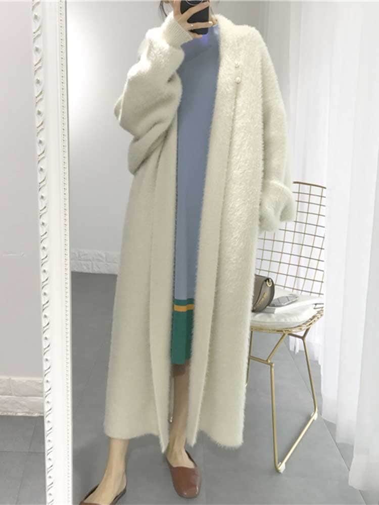 レディースコート ロング丈 フェイクファー ボリューム袖 l アウター 上着 羽織もの ゆったり 防寒 暖かい 冬 大人可愛い きれいめ シンプル カジュアル 大人 おしゃれ お洒落 大人女子 ルノーカラージャケット