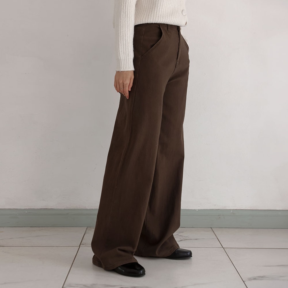 S-2XL/機長オプション カイロンベーシックワイドパンツ