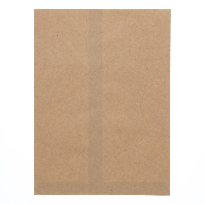 （まとめ買い）シモジマ HEIKO 紙袋 平袋 柄小袋 ストレートタイプ H-8 未晒無地 100枚 幅205x高280mm 006530504 [x3セット]