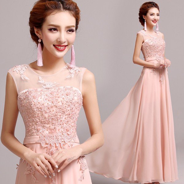 カラードレス 二次会 安い ロングドレス パーティードレス 結婚式 花嫁ドレス 披露宴 イブニングド