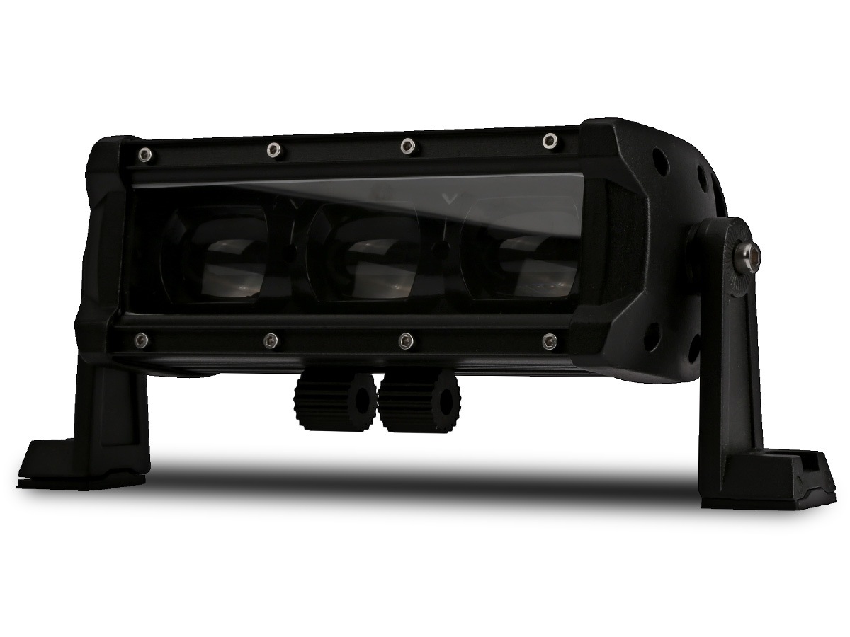 LEDライトバー 作業灯 45W 7インチ ブルー バックライト内蔵 スポット 4250ルーメン 12V 24V P-541