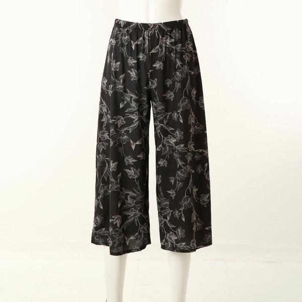 オルファプレミアムフラワーパターン女性ハーフスリップOHS5955CSG