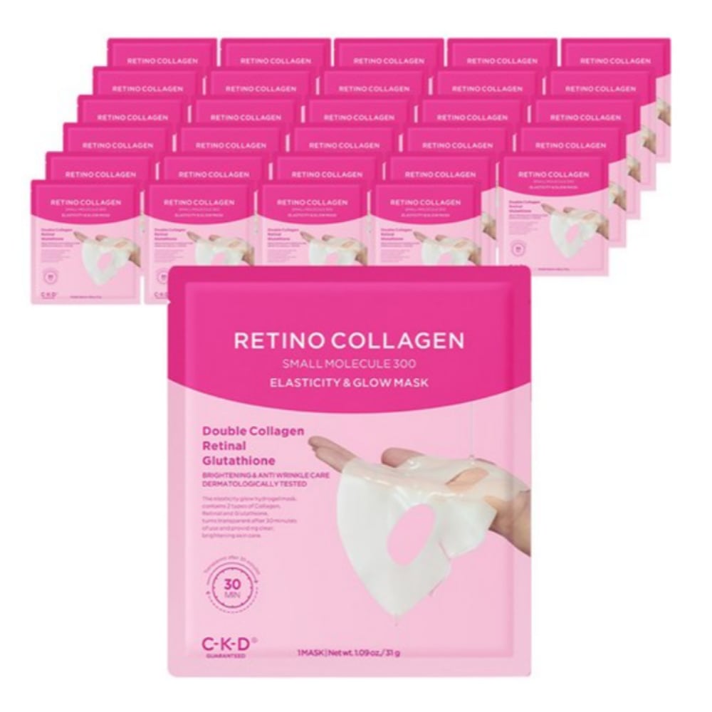 レチノコラーゲン低分子300 弾力光彩ヒドロゲルマスク 30枚