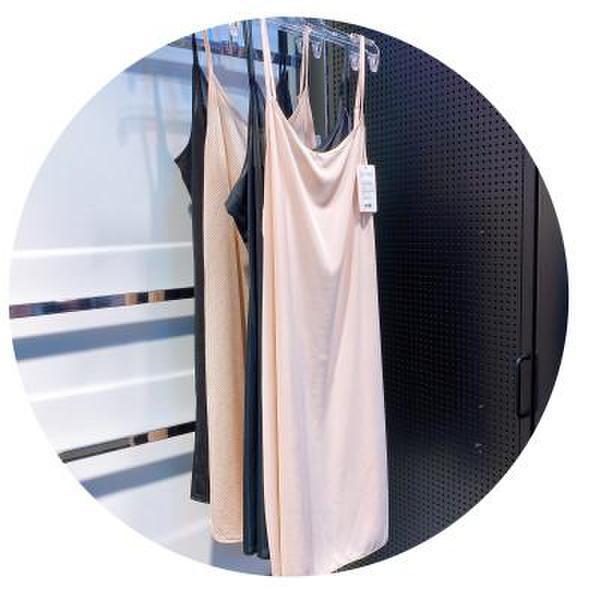 プラスシルク基本スリップワンピースSFSC551SG