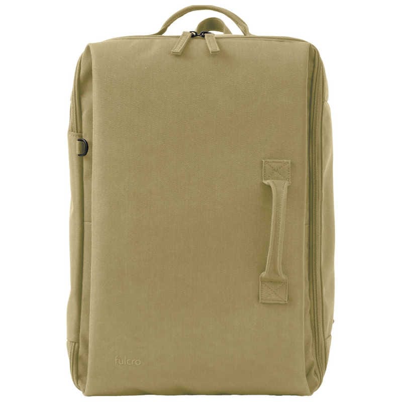 FULCRO　カジュアルリュック ビジネスリュック PC対応 15inch A4 撥水 ベージュ　fma-0004-BE