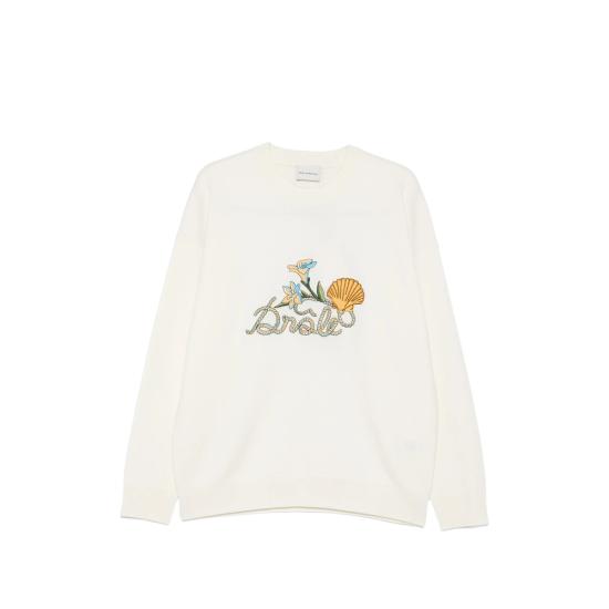 DROLE DE MONSIEUR Men Sweatshirts K PO214 WO007 OFFWH WHITE