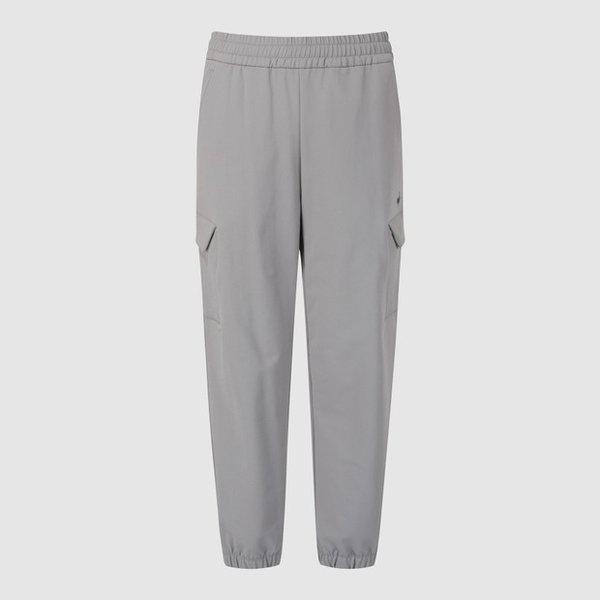 ユニ レギュラーフィット ジョガー ナイロン スパン 기모 パンツ 男女共用 (QQ423EPTO2_GRY)