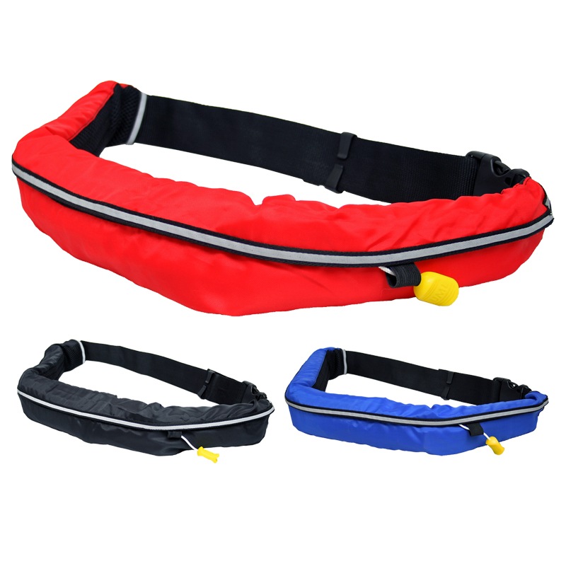 手動膨張式 ライフジャケット ベルト式／オーシャンWR-3 MI 国交省認定品 タイプA 検定品 桜